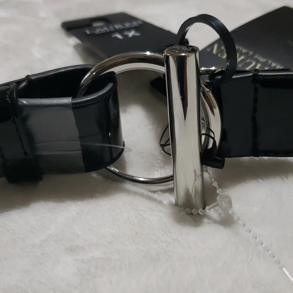 Lauren‎ Ralph Lauren Black Patent Leather Belt. SIZE 1X.